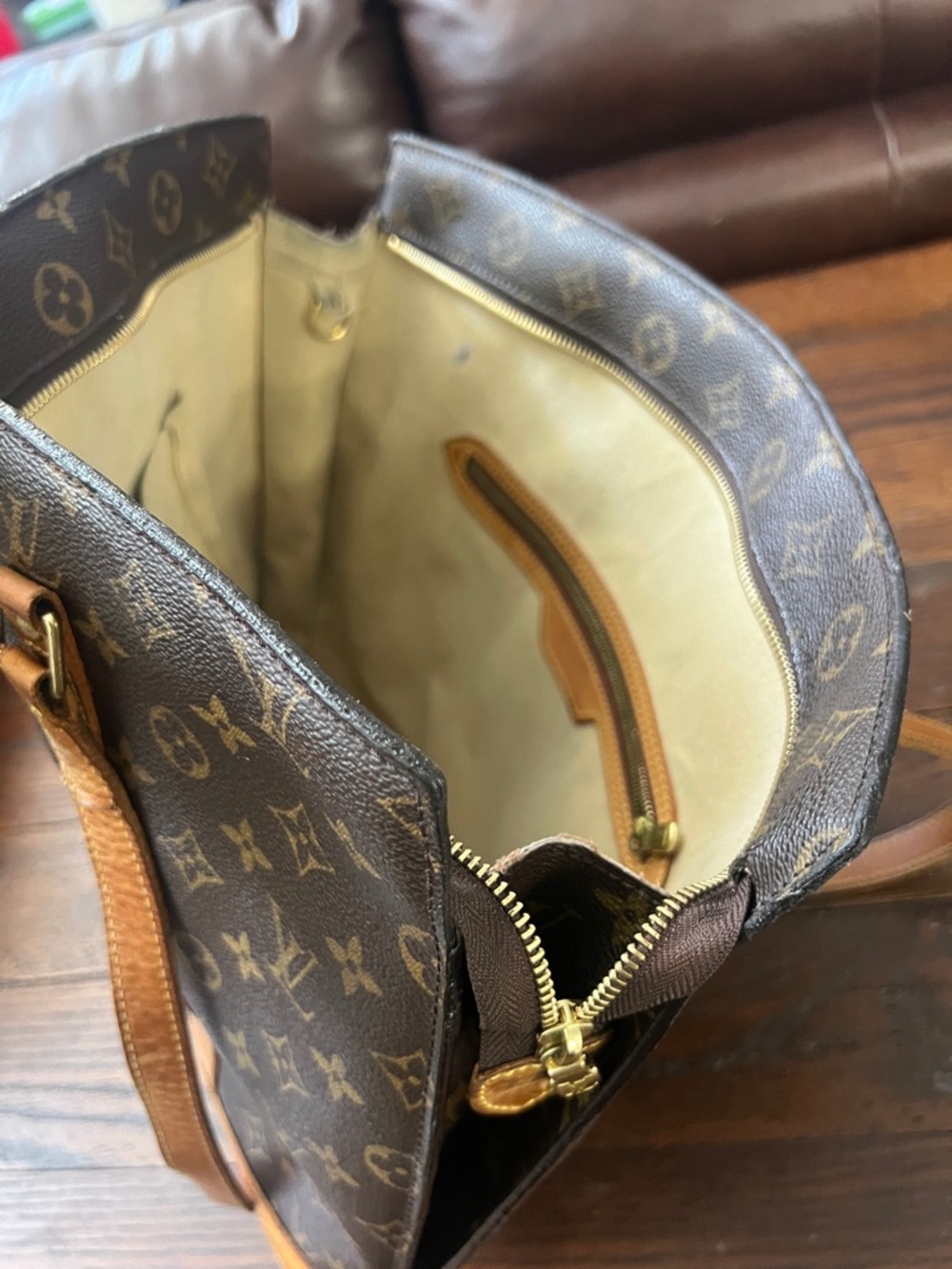 Authentic tote Louis Vuitton Monogram Canvas Babylone - Picture 4 of 11